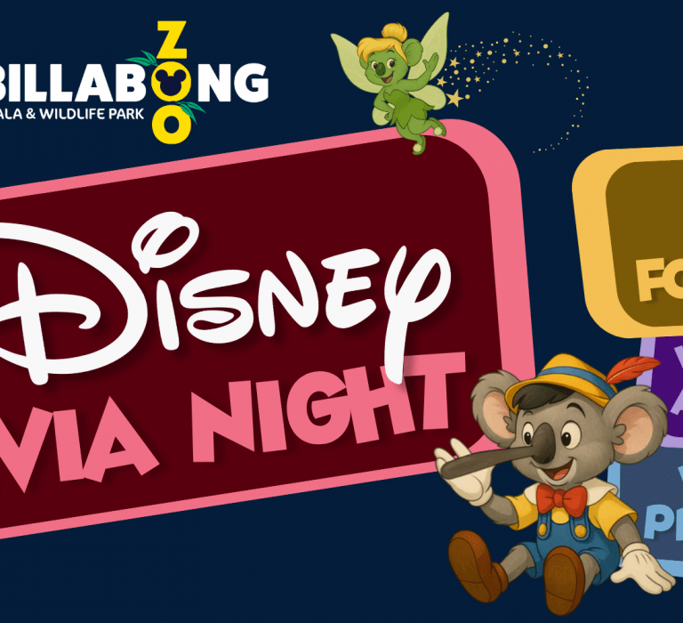 Header for Disney Trivia Night at Billabong Zoo
