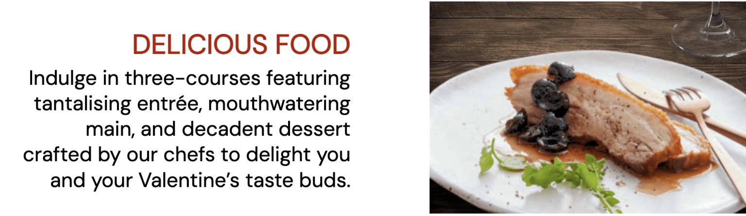 Delicious 3 Course Meal